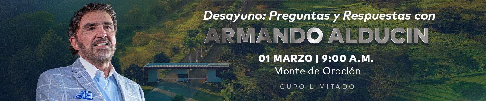Banner del evento